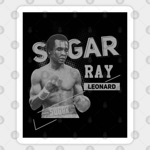 Sugar Ray Leonard | illustrations Magnet by Aloenalone